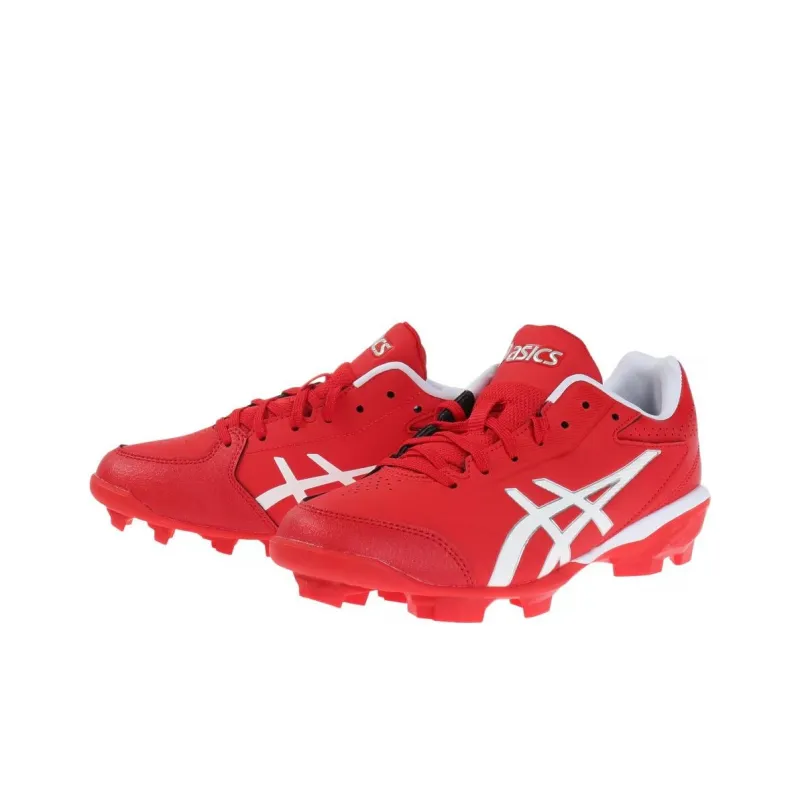 Asics STAR SHINE 2 Anti-Slip Wear-Resistant Low-Top Training Shoes Men's Red White-2