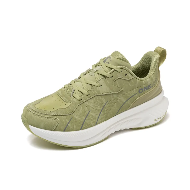ONEMIX Slip Resistant Cushioning Breathable Low Top Carbon Plate Sprint Running Shoes Unisex Forest Green-1