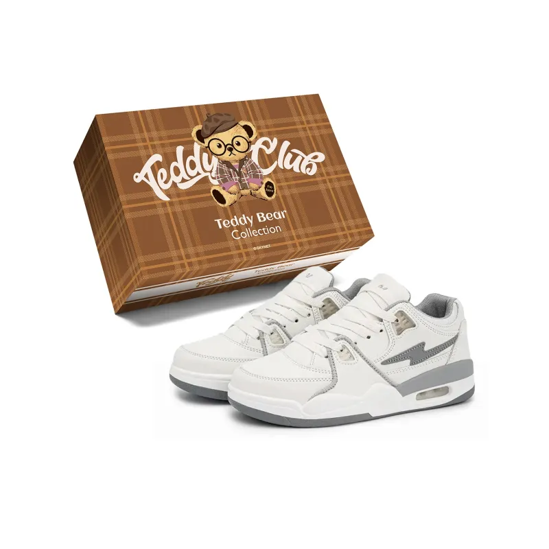 Teddy Bear Collection Anti Slip Wear Resistant Low Top Skateboard Shoes Unisex-4