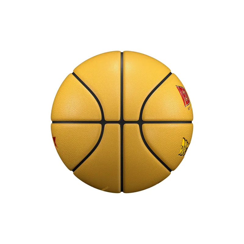VEIDOORN x LONGZHU Z PU Basketball Yellow Size 7 Ball Street Training Competition Unisex-6