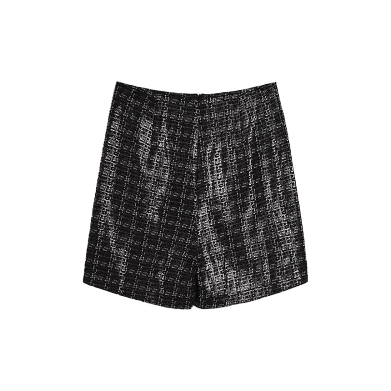 Mapping Casual Shorts Women's Image Color-1