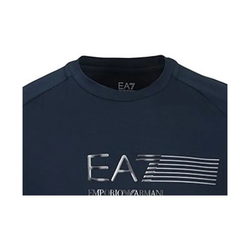 EMPORIO ARMANI EA7 SS23 T Shirt Men's Navy Blue-4