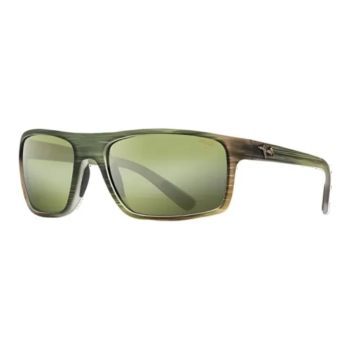 Maui Jim Plastic Rectangular sunglasses Kreative Men's Green