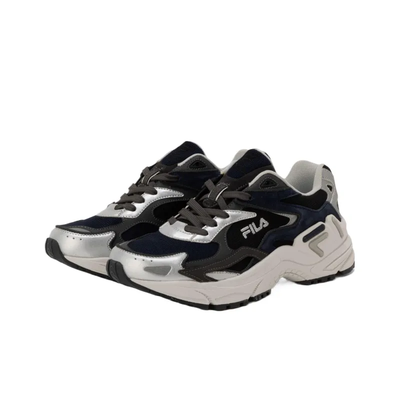 FILA Catapult Cushioning Low-Top Casual Shoes Unisex Blue-2