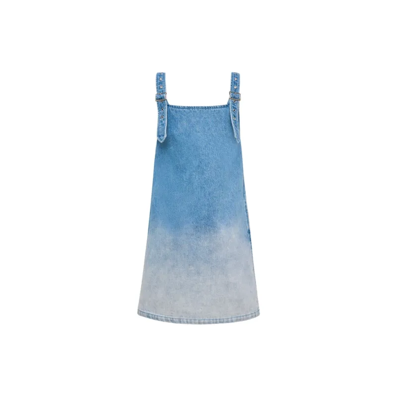 Lost In Echo Slip Dresses Women's Gradient Blue-1