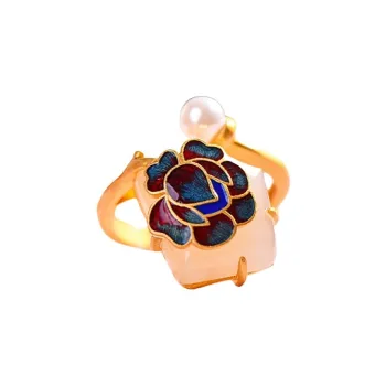 Jade Ink Love Vintage Unique Elegant White Jade Women's