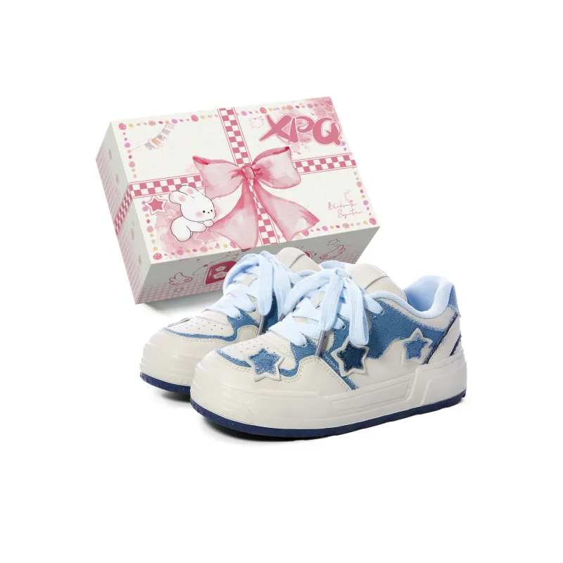 XPQ Coverage Anti Slip And Wear Resistant Low Top Skateboard Shoes Women's-6
