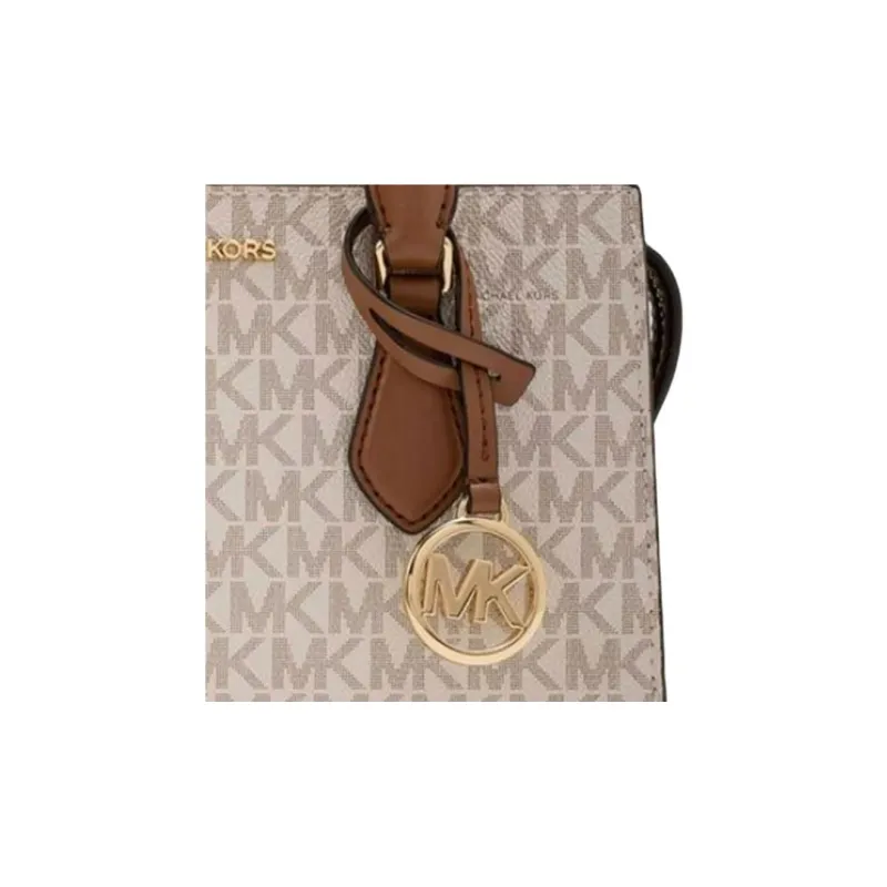MICHAEL KORS Sheila Artificial Leather One Shoulder Handbag Trumpets Women's Vanilla-4