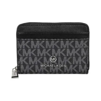 MICHAEL KORS Jet Set Charm Series PVC Polyvinyl Chloride Wallet Women's Black