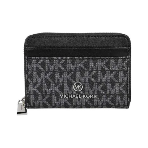 MICHAEL KORS Jet Set Charm Series PVC Polyvinyl Chloride Wallet Women's Black