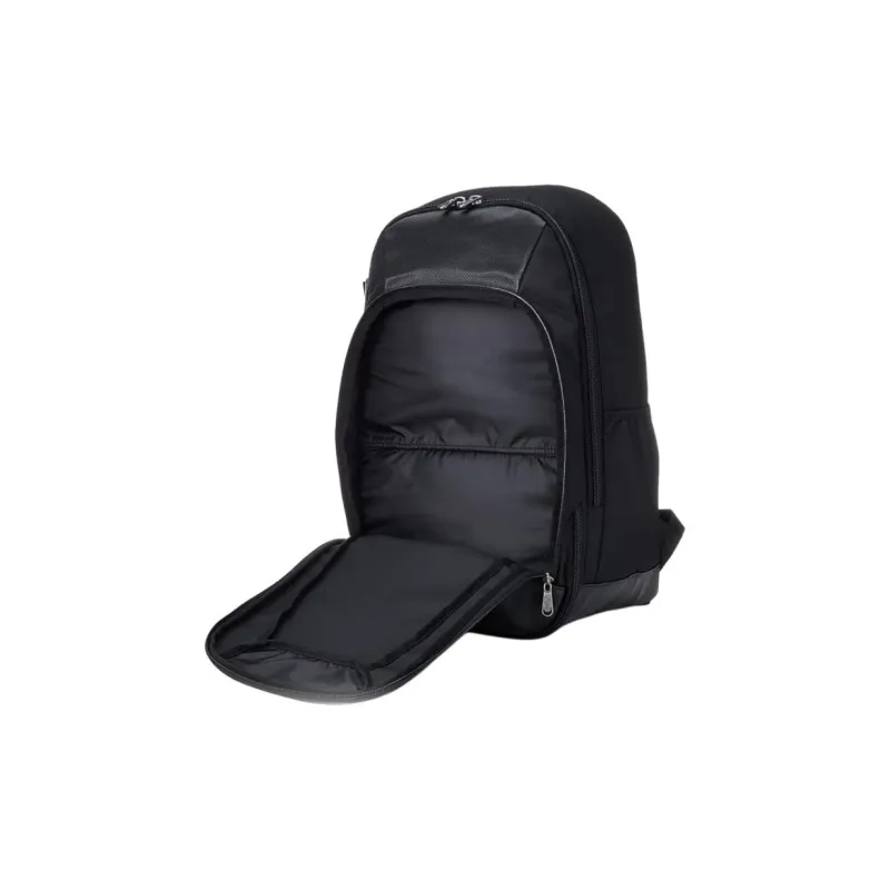 Asics Polyester Composite Leather Backpack Regular Unisex Black-2