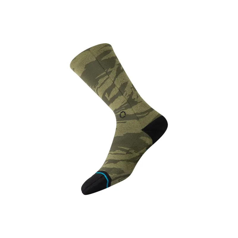 Stance Mid Calf Socks Unisex 1 Pack Dark Green-3