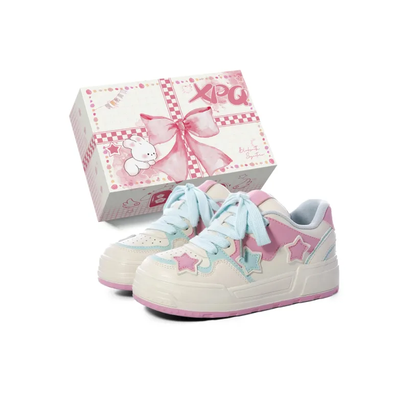 XPQ Coverage Anti Slip And Wear Resistant Low Top Skateboard Shoes Women's-0
