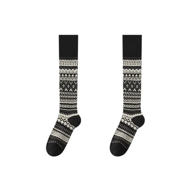 Lan Miao Knee High Socks Women's Combo Set-6