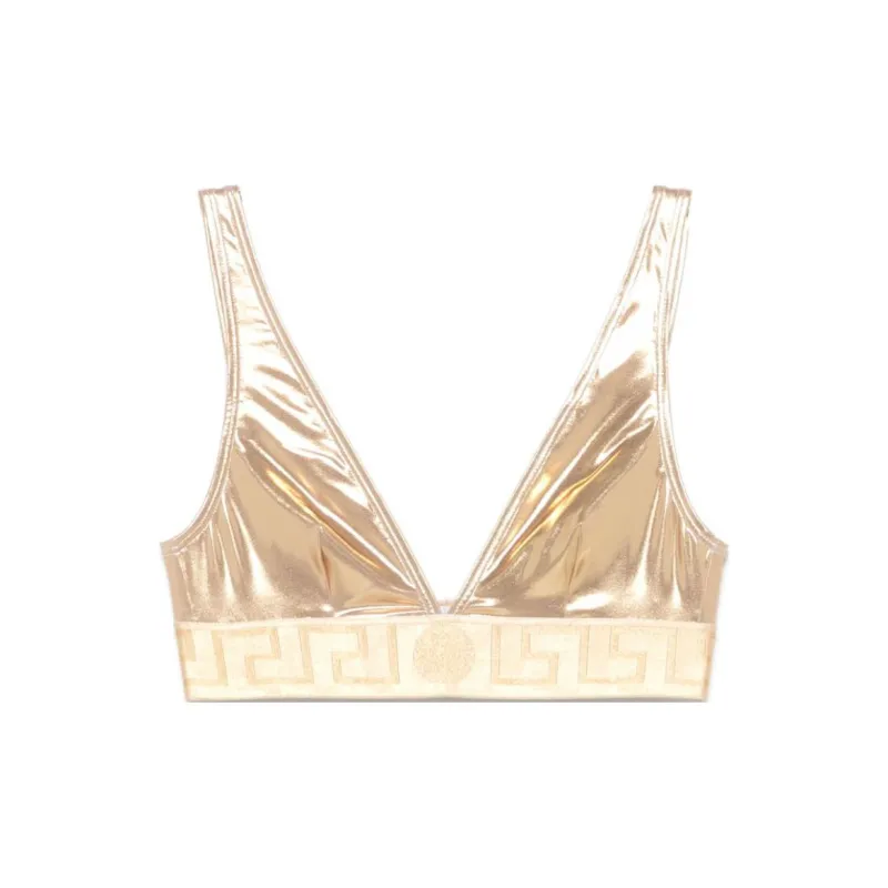 VERSACE Greca Border Bikini Top-0