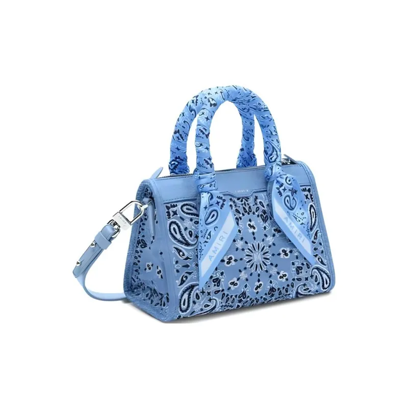 AMIRI Micro Triangle Bag 'Natural/Denim'-1
