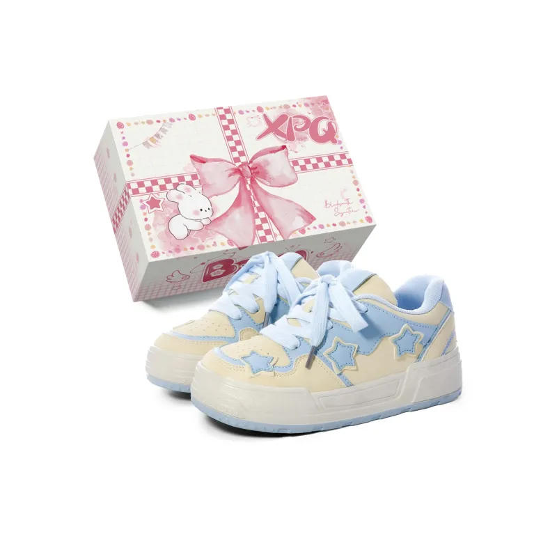 XPQ Coverage Anti Slip And Wear Resistant Low Top Skateboard Shoes Women's-12