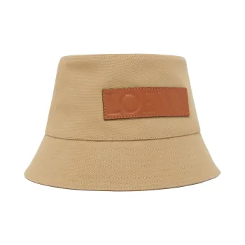 LOEWE Canvas Bucket Hats Men's Umber