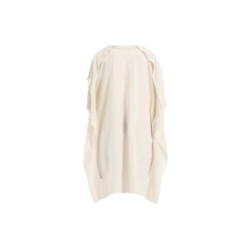 Yohji Yamamoto LIMI Feu FW24 Short Sleeved Dress Women's Light Umber-1