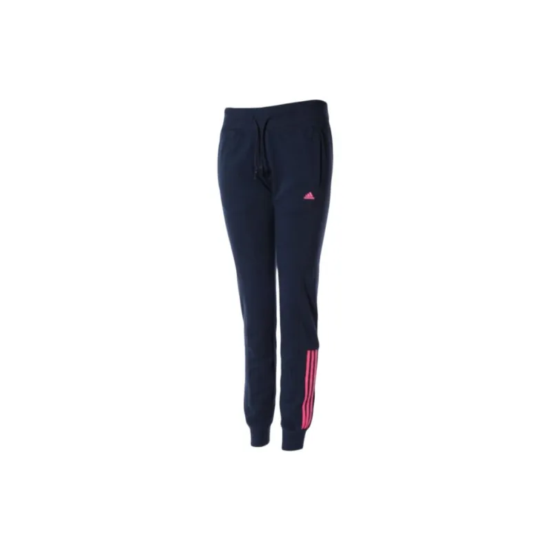 Adidas ESSENTIALS Knitted Sports Pants Women's Navy-1