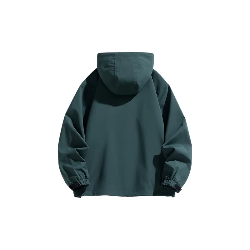 ROBINHOOD Water Resistant Windproof Breathable Warm Water Repellent Windbreaker Jacket Unisex-5