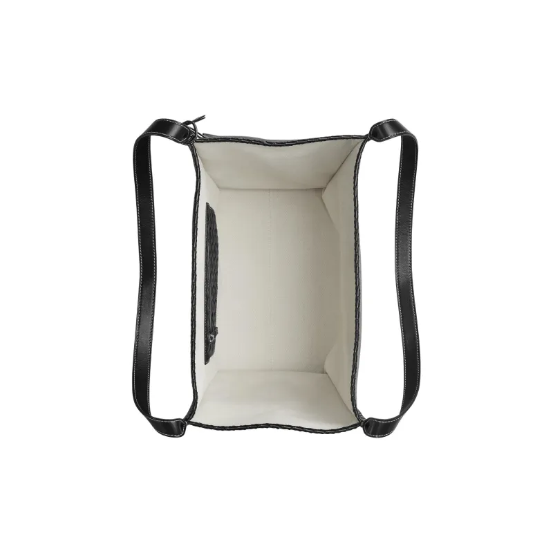 Bottega Veneta Cotton Tote Bag, Shopping Bag, Shoulder Bag Tubas Men's Mustard-3