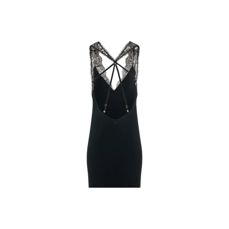 Givenchy Lace panel Midi Dress-2