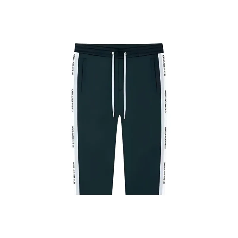 KARL LAGERFELD SS24 Casual Pants Men's Army Green-1