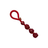 Cinnabar Chinese Zodiac Dog Keychain Charm