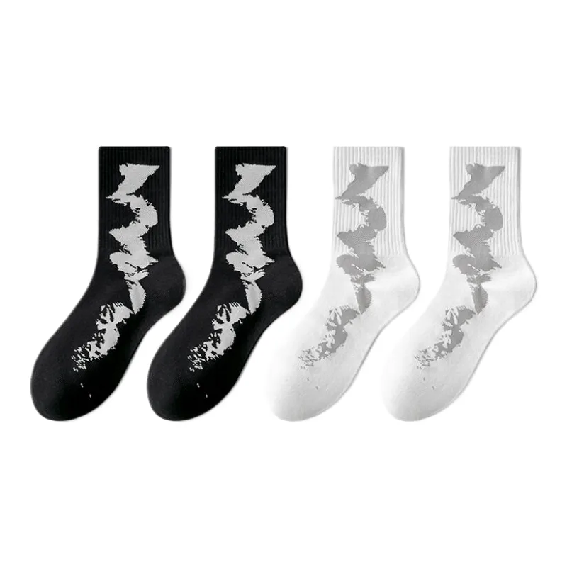 Cotton Gene Mid Calf Socks Men's 4 Pack-3