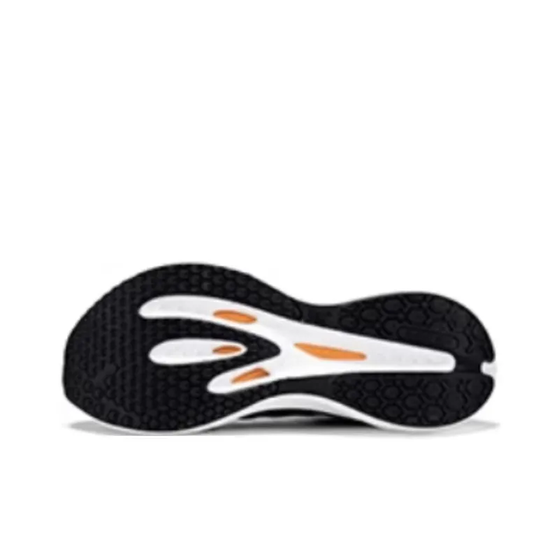 361° Anti-Slip Wear-Resistant Low-Top Running Shoes Men's Black Orange-4