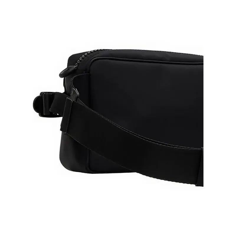 MOSCHINO Nylon One Shoulder Crossbody Sling Bags Men's Black-3