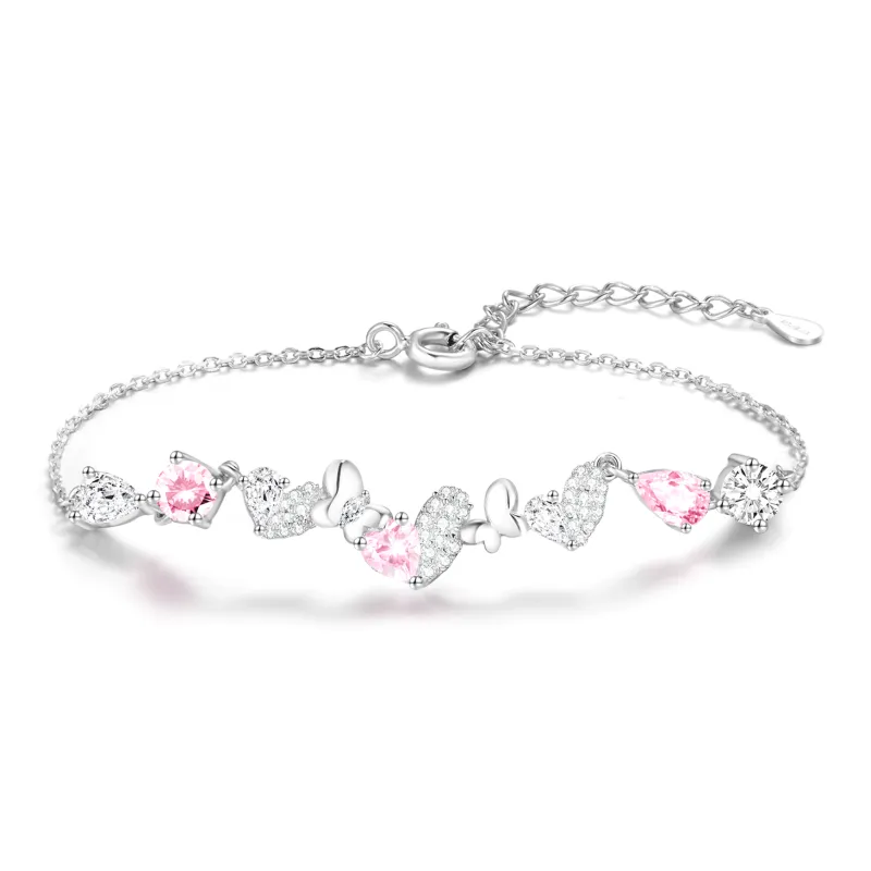 ZHENJIUJIU Silver 925 Spliced Chain Women's-0