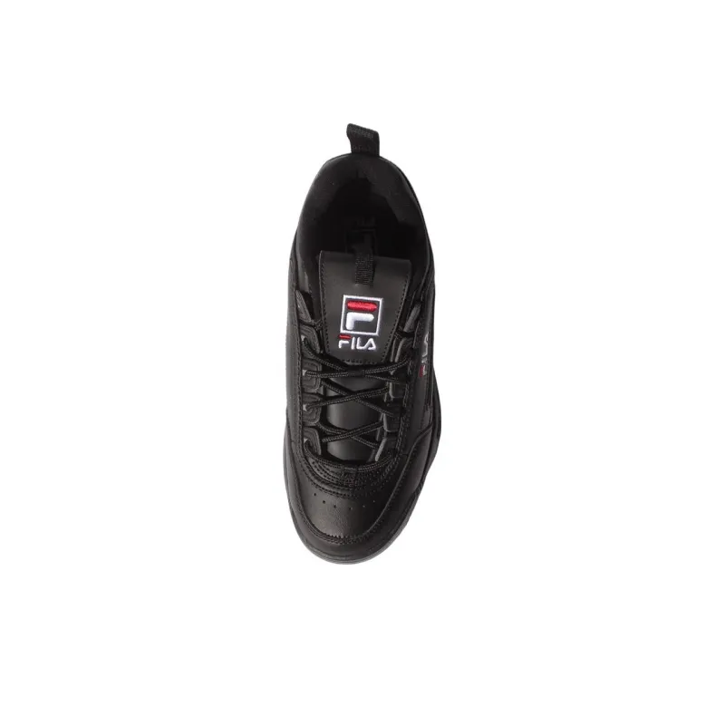 FILA Disruptor 2 Abrasion Resistant Slip Resistant Lightweight Cushioning Low Top Casual Shoes Unisex Black-2