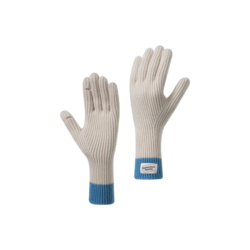 Shizhu Fingerprint Resistant Touchscreen Knit Gloves Women's-1