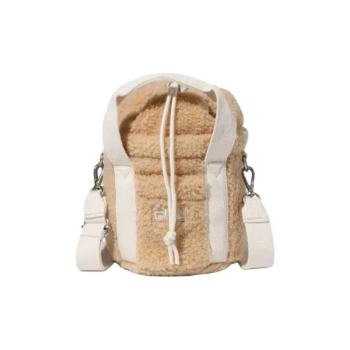 FILA BOA Polyester Shoulder Bag Women's Beige