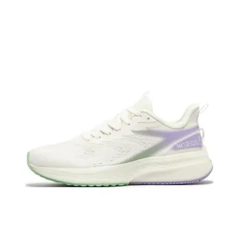361° Cushioning, Wear Resistant Low Top Running Shoes Women's Gray Purple