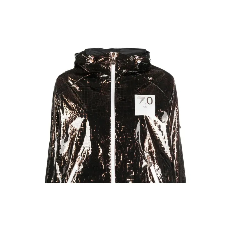 EMPORIO ARMANI EA7 Jackets & Coats Women's Brown-5