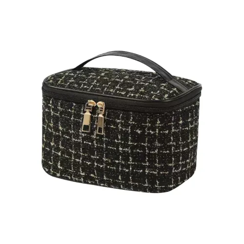 Ji Shengrui Chanel-Inspired Large Capacity Portable Storage Bag Multifunction-Elegant Toiletry Bag Beauty Storage Box