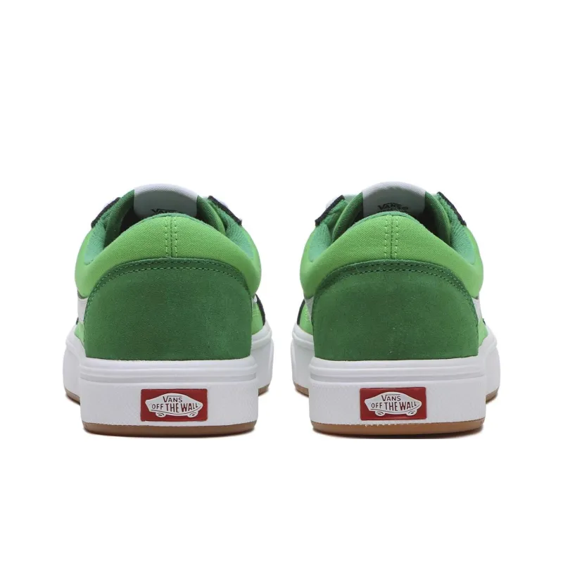 MIN NANO x Vans New Jazz Anti Slip Wear Resistant Low Top Skateboard Shoes Unisex Green Black-4