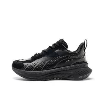 ONEMIX Cushioning Anti Slip And Wear Resistant Low Top Carbon Plate Casual Running Shoes Unisex Kedi Black
