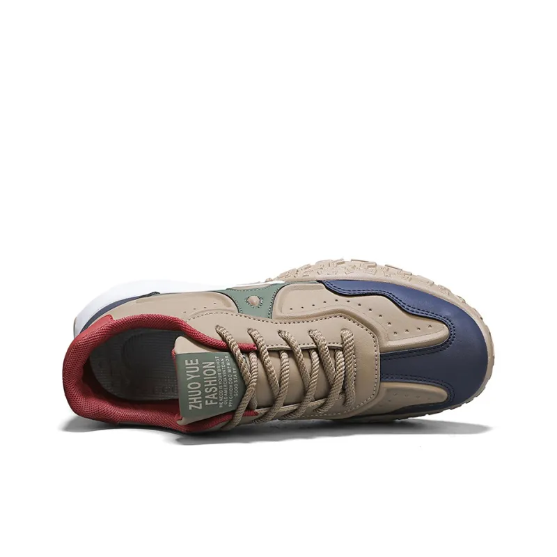 JKEM Cushioned Slip-Resistant Abrasion-Resistant Low-Top Casual Shoes Men's-2