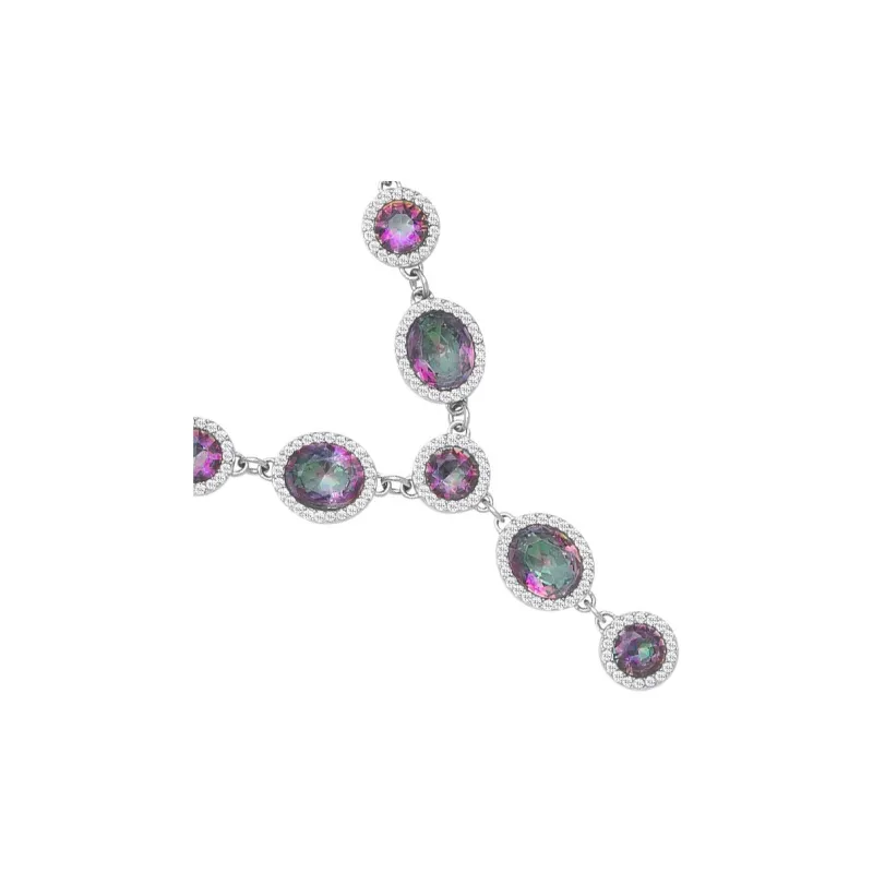ARTE Rhodium Plated 316L Stainless Steel Necklaces Unisex-1