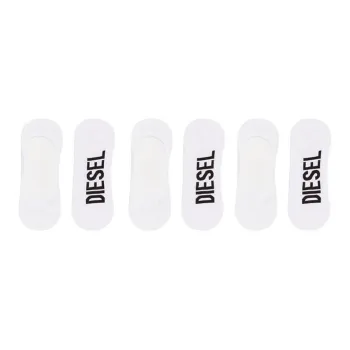 DIESEL No Show Socks Unisex 3 Pack White