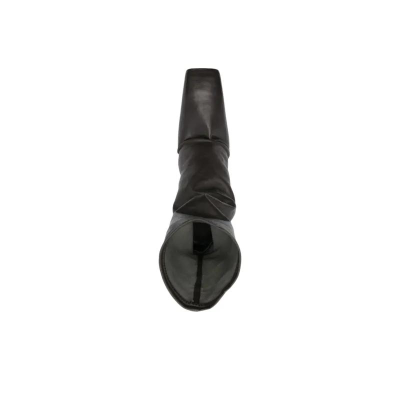 RICK OWENS/RO Cantilever Ankle Boots 8.5cm Women's Black-3