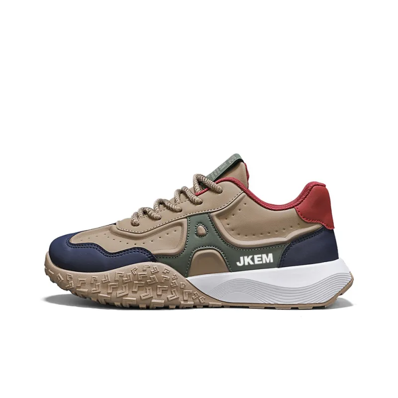 JKEM Cushioned Slip-Resistant Abrasion-Resistant Low-Top Casual Shoes Men's-0