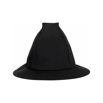 Yohji Yamamoto Pour Homme Square Crown Gabardine Hat