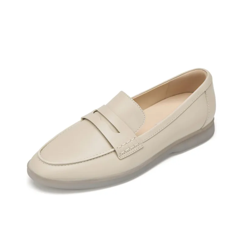 73Hours Noise Cancellation Mode Loafers Women's Ecru-4