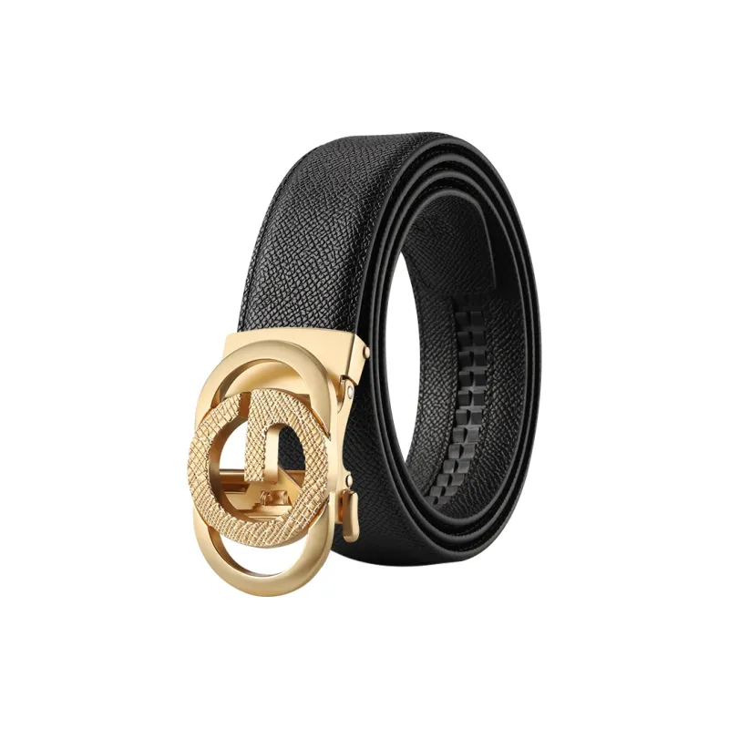 15 MINS Cow Split Leather Belts Men's Width 3.5cm-6