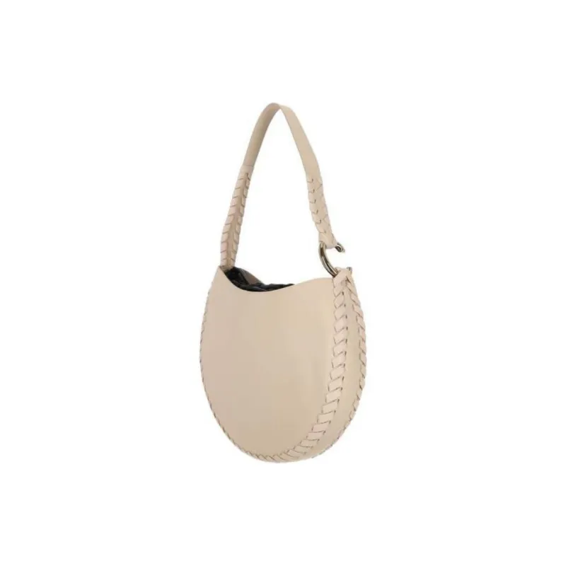 Chloe Smooth Calfskin And Soft Lambskin Hobo Bag, Handbag, Shoulder Bag Tubas Women's Light Umber-2